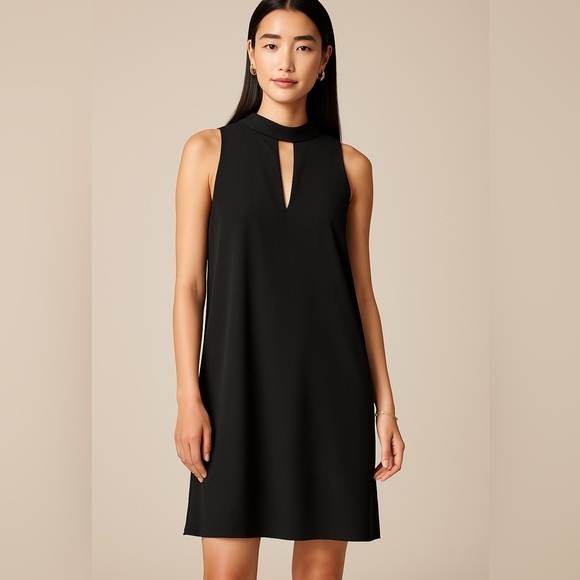 Amanda Uprichard Black Sleeveless Keyhole Dress – Size 6 – Made in USA - Picture 1 of 6